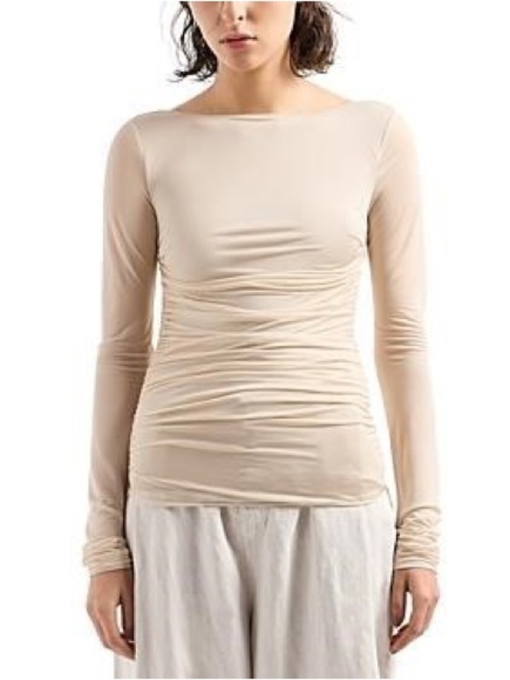 Emporio Armani Ruched Top
